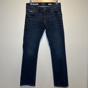 Howitzer Patriot Jeans Mens‎ 31x32 Blue Tactical Denim Freedom Straight Leg Dark